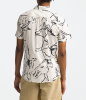 Рубашка TNF S/S Baytrail Pattern Shirt (Мужской; M; WhiteDune CoyoteField SketchPrint)
